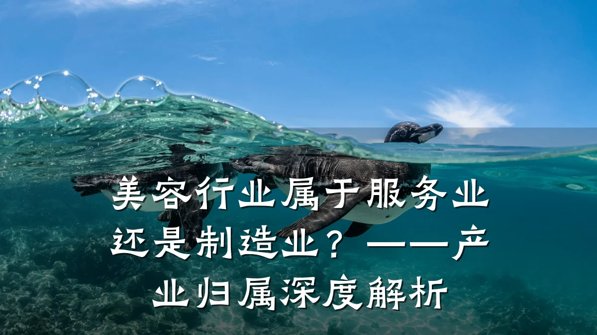 美容行业属于服务业还是制造业？——产业归属深度解析