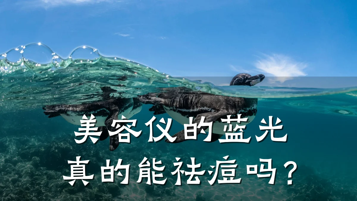 美容仪的蓝光真的能祛痘吗?