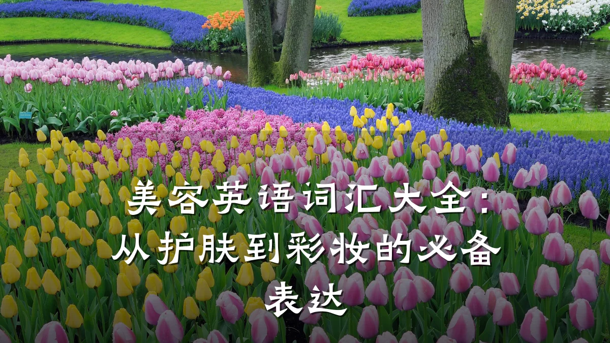 美容英语词汇大全:从护肤到彩妆的必备表达