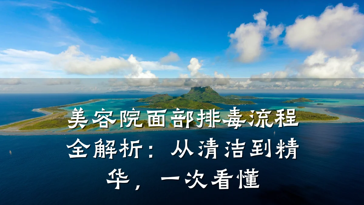 美容院面部排毒流程全解析：从清洁到精华，一次看懂