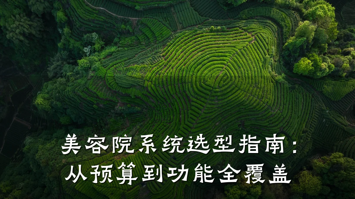 美容院系统选型指南：从预算到功能全覆盖