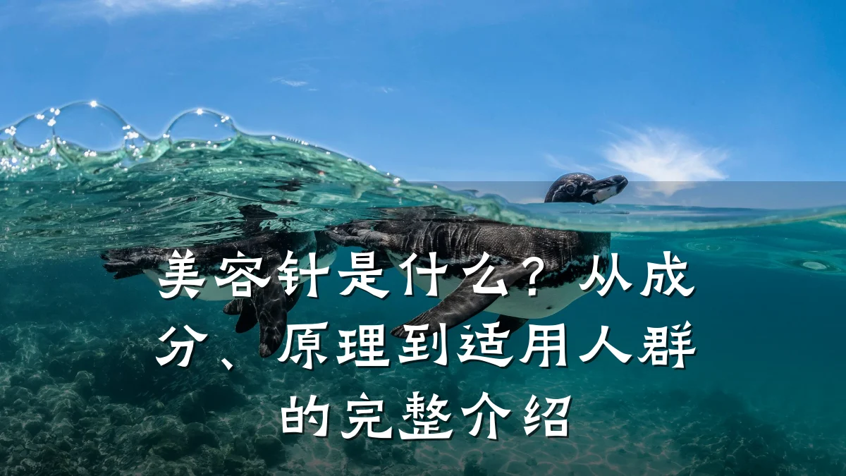 美容针是什么？从成分、原理到适用人群的完整介绍