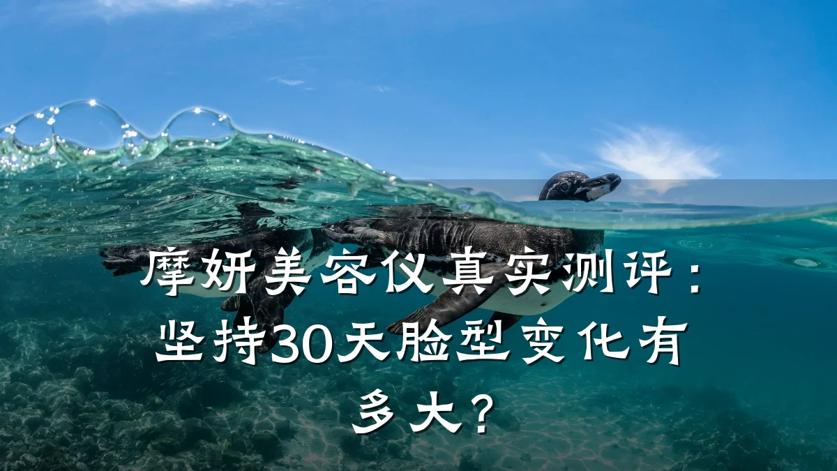 摩妍美容仪真实测评：坚持30天脸型变化有多大？