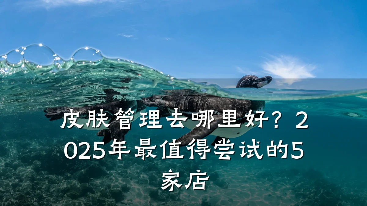 皮肤管理去哪里好?2025年最值得尝试的5家店