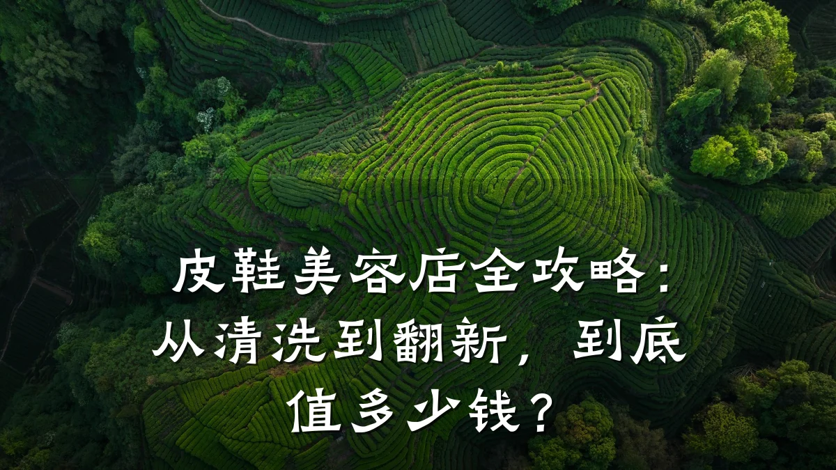 皮鞋美容店全攻略:从清洗到翻新,到底值多少钱?