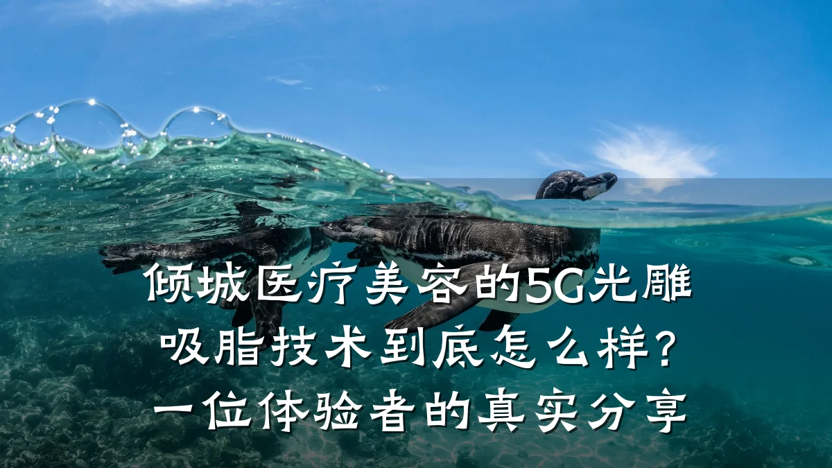 倾城医疗美容的5G光雕吸脂技术到底怎么样？一位体验者的真实分享
