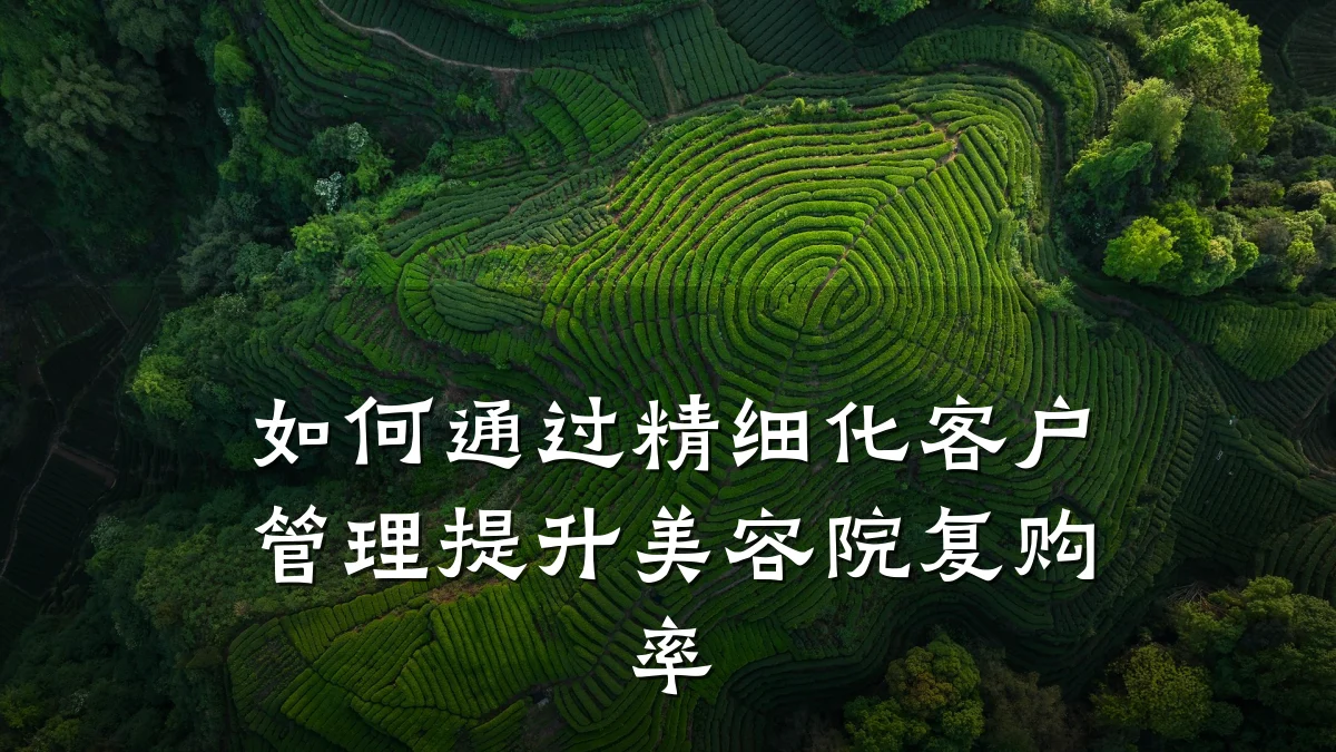 如何通过精细化客户管理提升美容院复购率