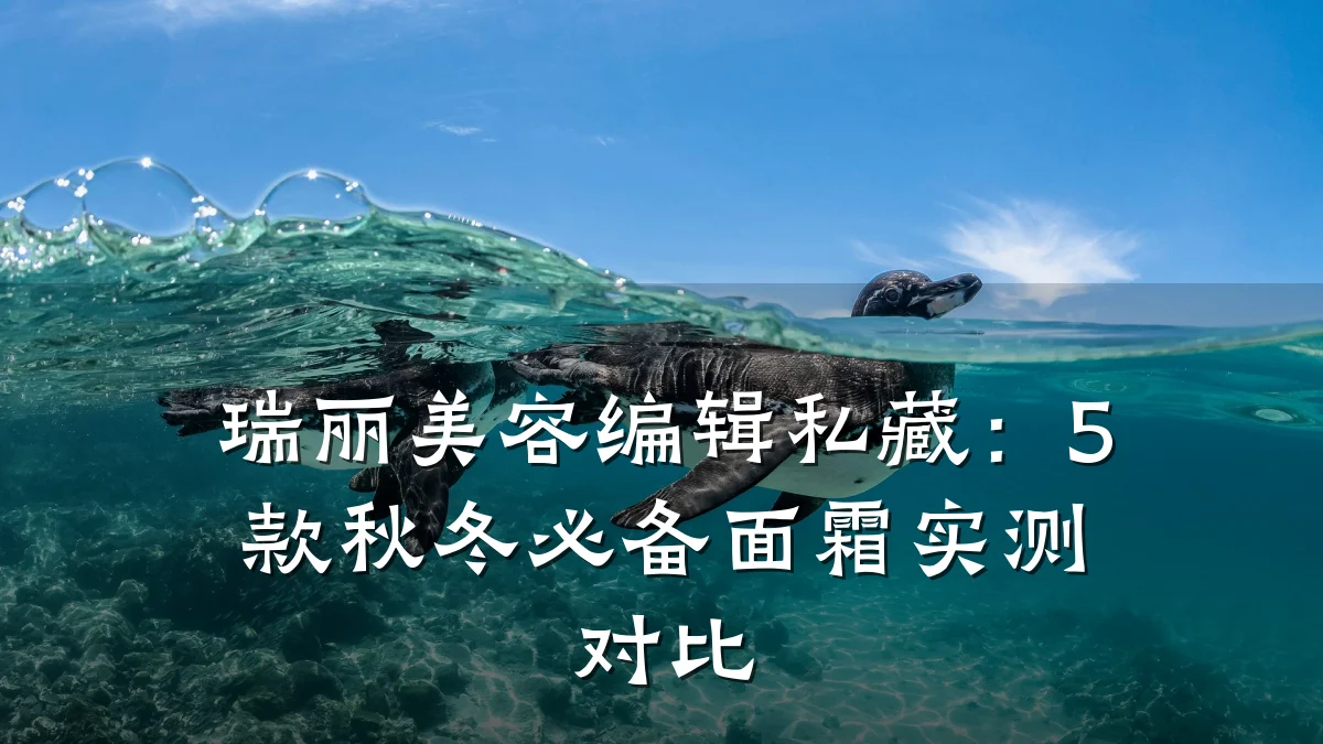 瑞丽美容编辑私藏：5款秋冬必备面霜实测对比