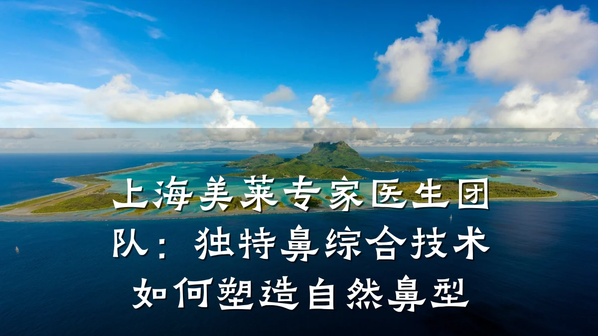 上海美莱专家医生团队：独特鼻综合技术如何塑造自然鼻型