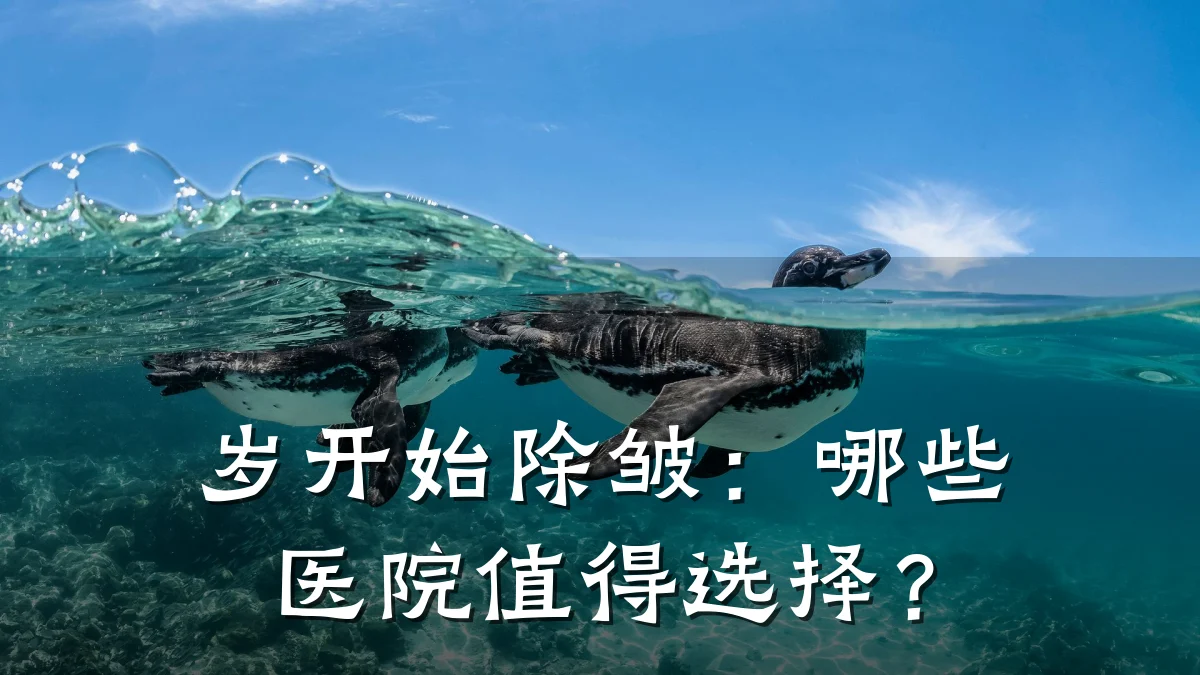 岁开始除皱：哪些医院值得选择？