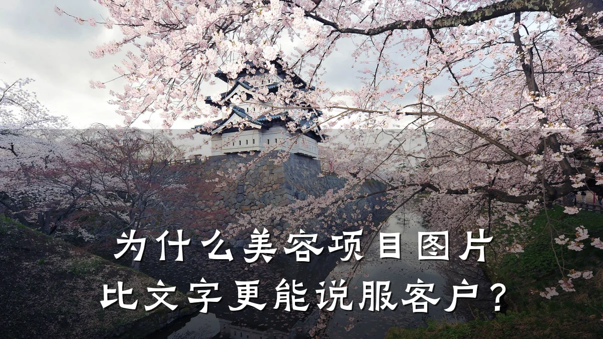 为什么美容项目图片比文字更能说服客户?
