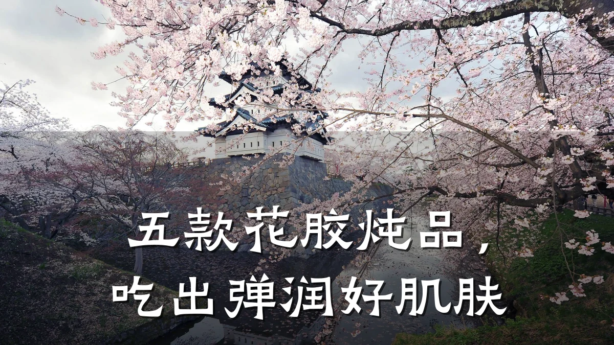 五款花胶炖品，吃出弹润好肌肤