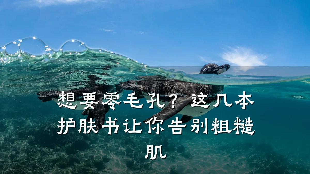 想要零毛孔？这几本护肤书让你告别粗糙肌