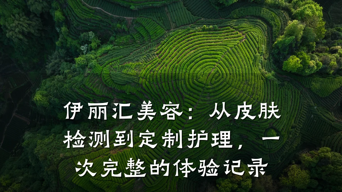 伊丽汇美容：从皮肤检测到定制护理，一次完整的体验记录