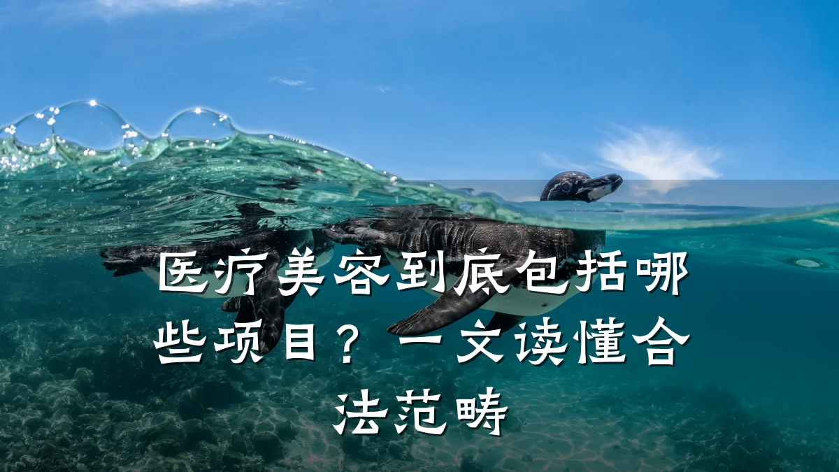 医疗美容到底包括哪些项目？一文读懂合法范畴