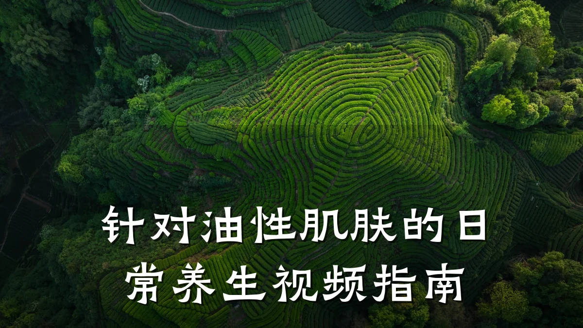 针对油性肌肤的日常养生视频指南