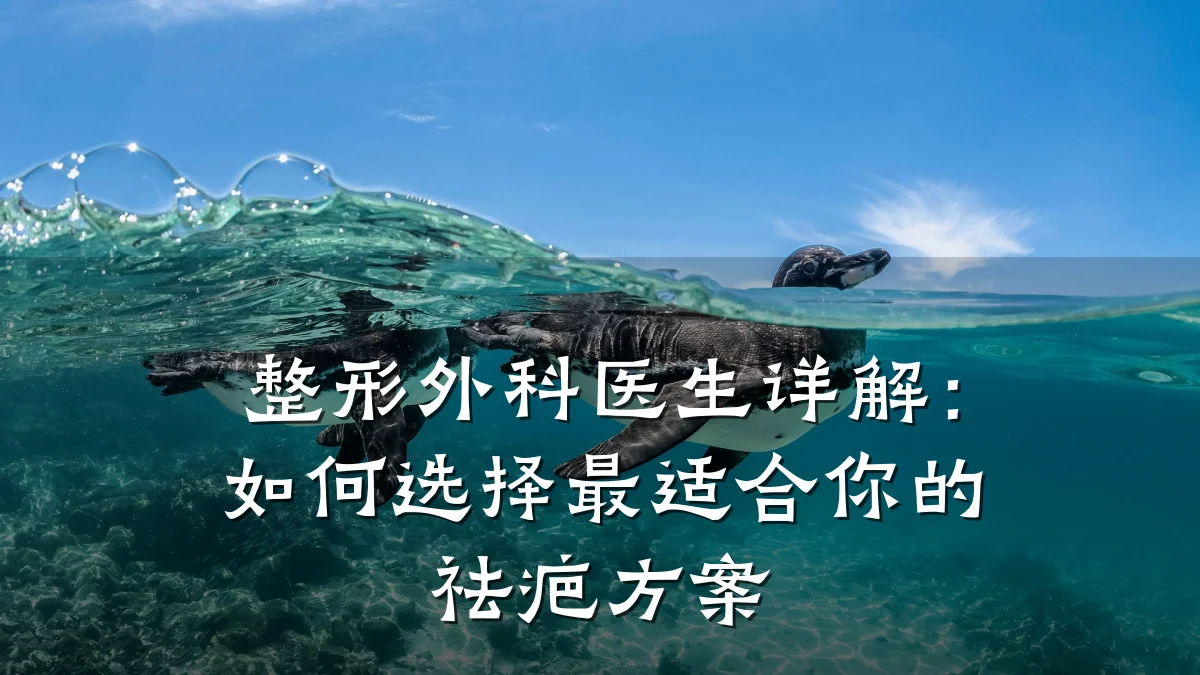 整形外科医生详解：如何选择最适合你的祛疤方案