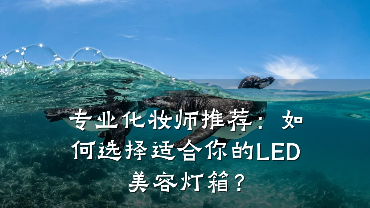 专业化妆师推荐:如何选择适合你的LED美容灯箱?