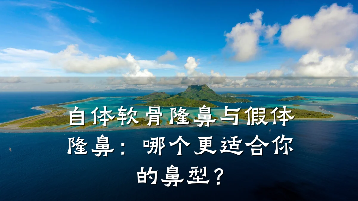 自体软骨隆鼻与假体隆鼻：哪个更适合你的鼻型？