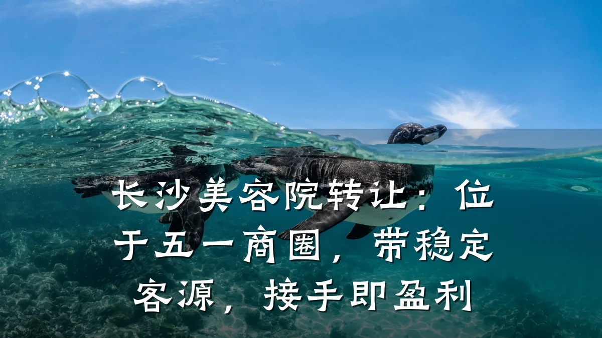 长沙美容院转让：位于五一商圈，带稳定客源，接手即盈利