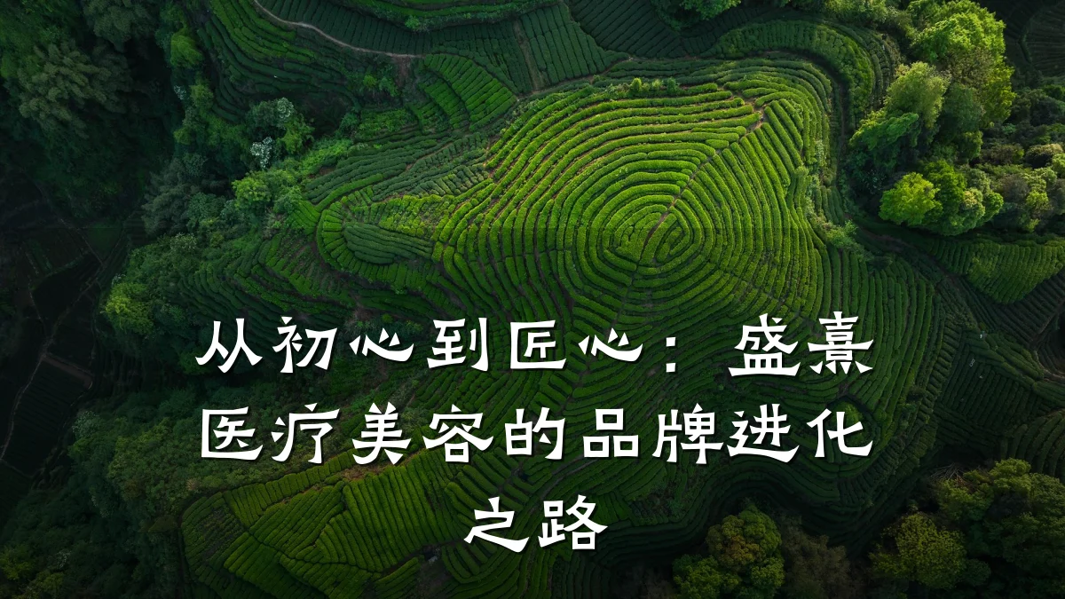 从初心到匠心：盛熹医疗美容的品牌进化之路