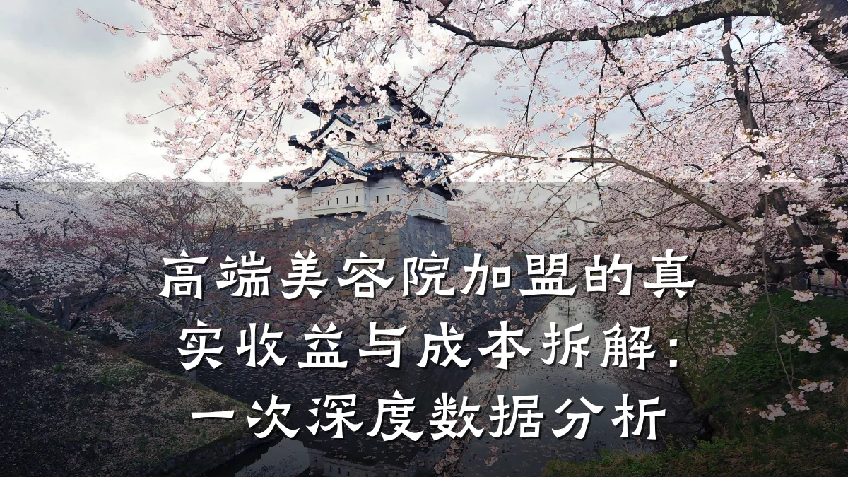 高端美容院加盟的真实收益与成本拆解：一次深度数据分析