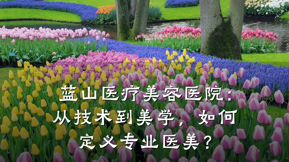 蓝山医疗美容医院：从技术到美学，如何定义专业医美？