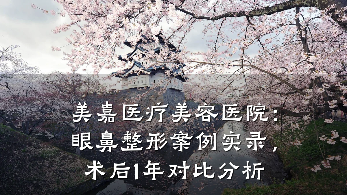 美嘉医疗美容医院：眼鼻整形案例实录，术后1年对比分析