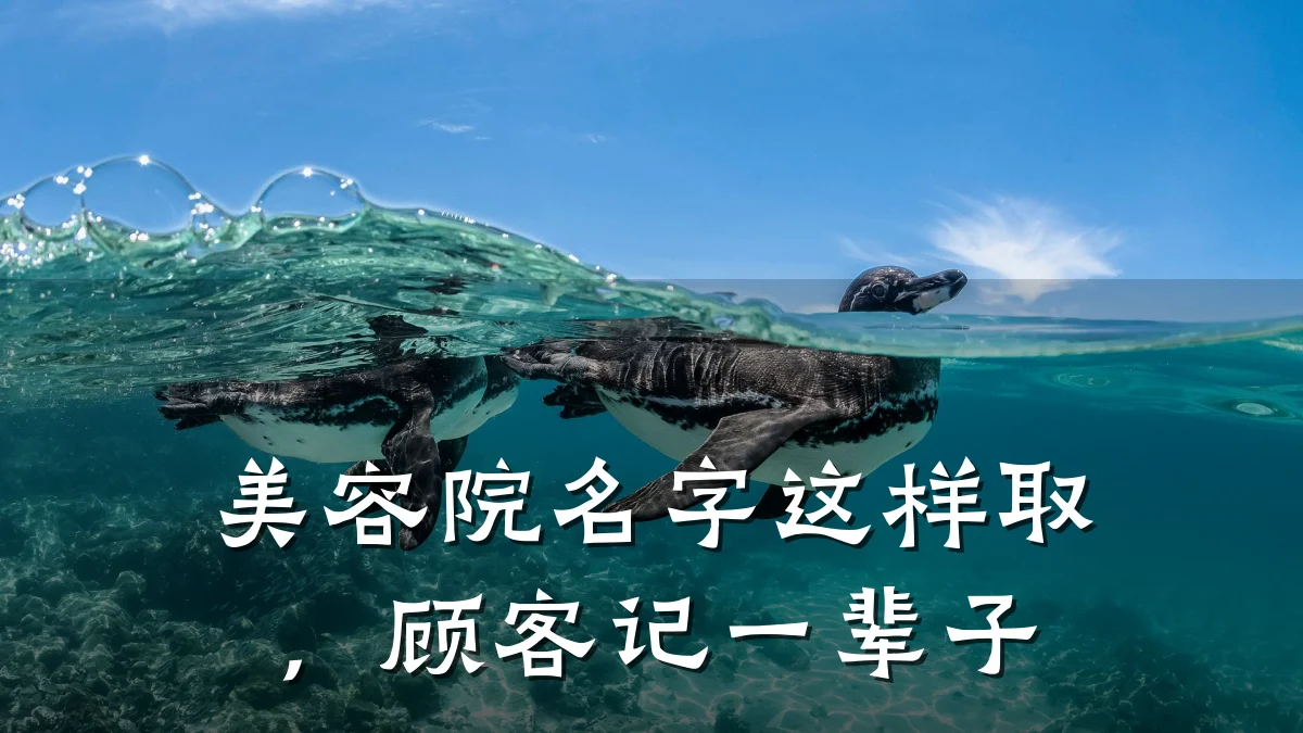 美容院名字这样取，顾客记一辈子