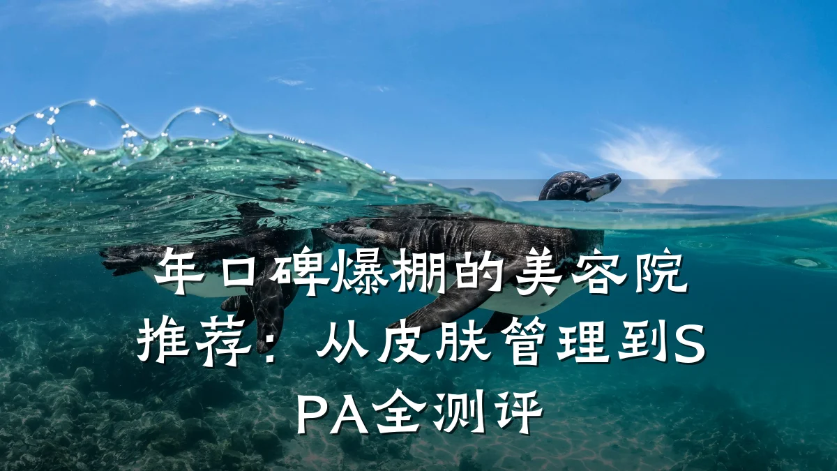 年口碑爆棚的美容院推荐：从皮肤管理到SPA全测评