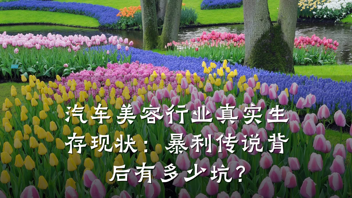 汽车美容行业真实生存现状：暴利传说背后有多少坑？