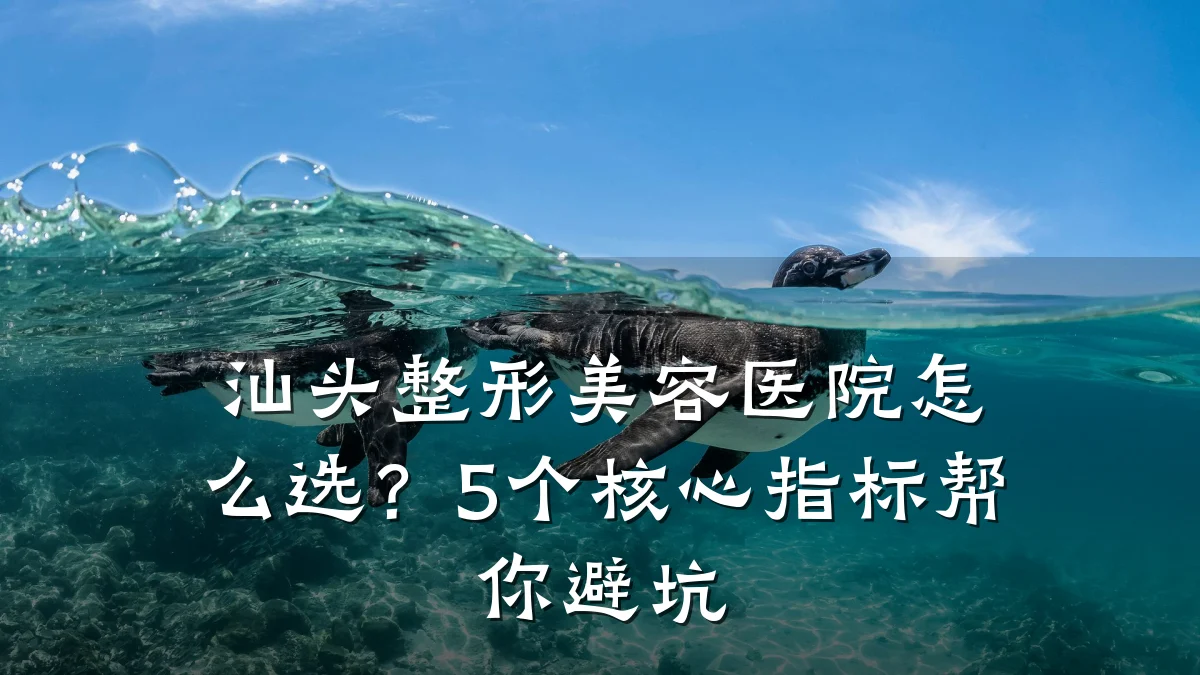汕头整形美容医院怎么选？5个核心指标帮你避坑