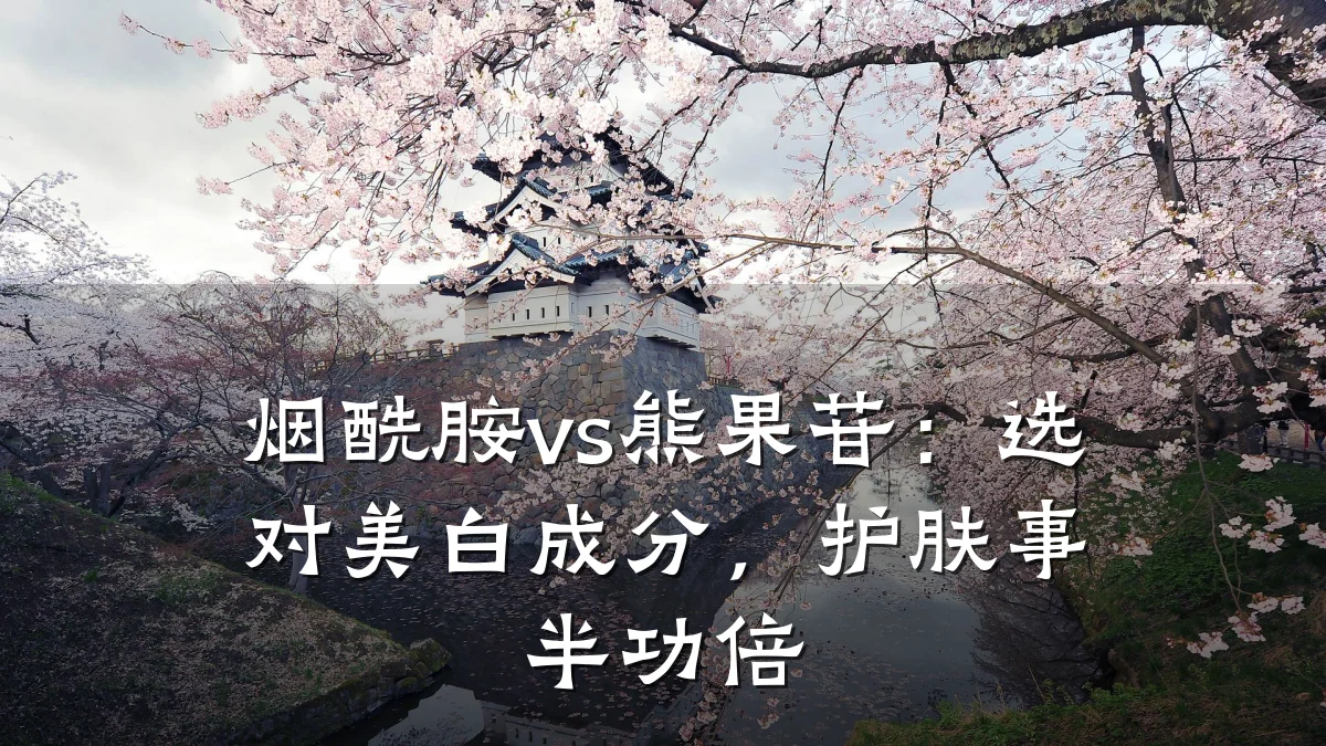 烟酰胺vs熊果苷：选对美白成分，护肤事半功倍