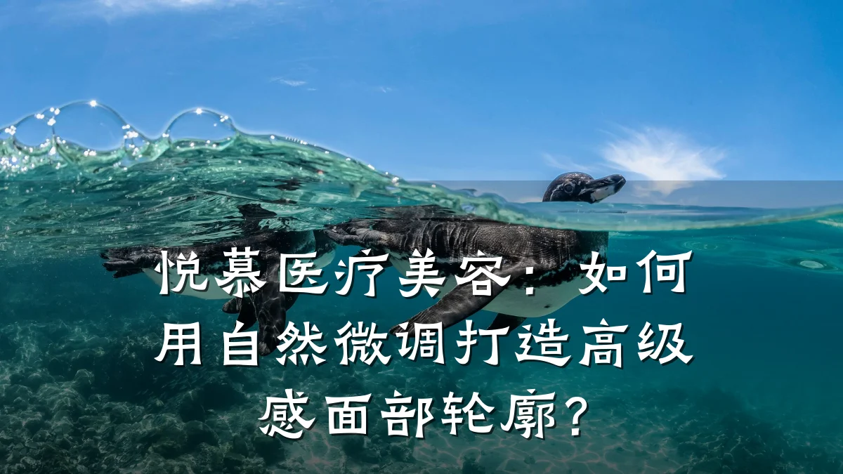 悦慕医疗美容：如何用自然微调打造高级感面部轮廓？