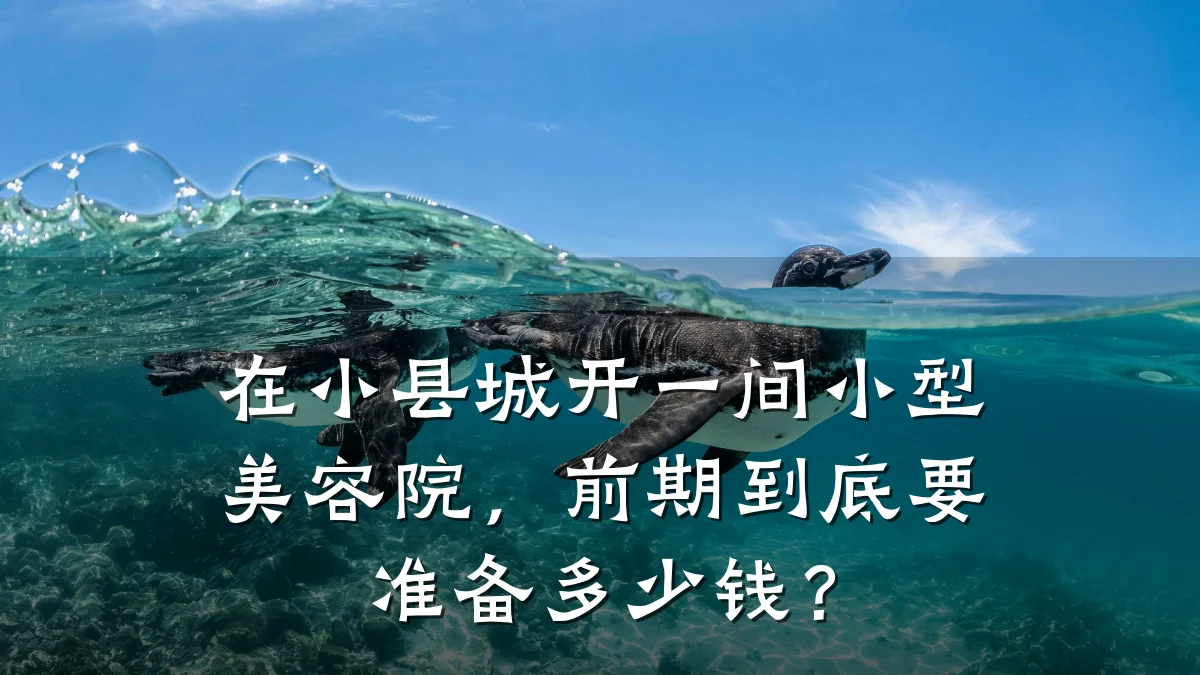 在小县城开一间小型美容院，前期到底要准备多少钱？