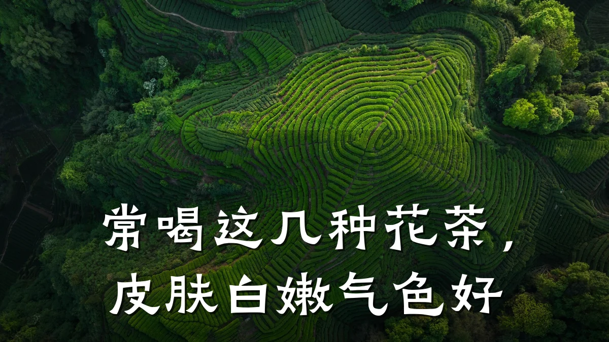 常喝这几种花茶，皮肤白嫩气色好