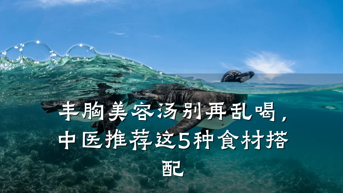 丰胸美容汤别再乱喝，中医推荐这5种食材搭配