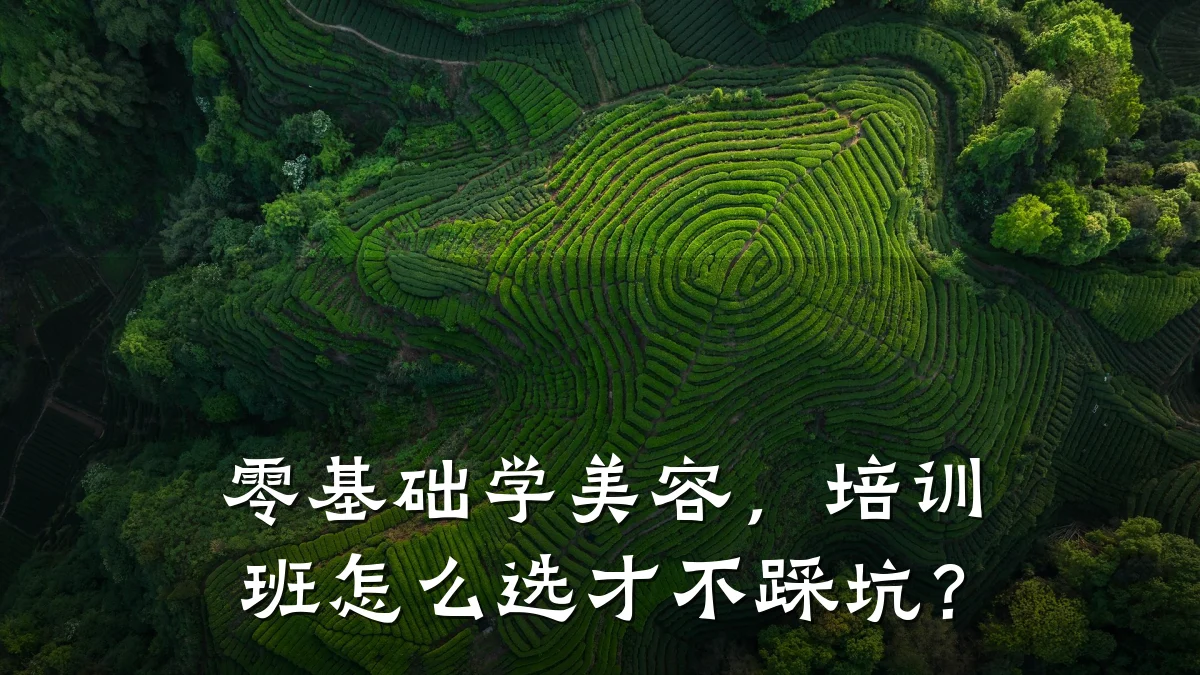 零基础学美容，培训班怎么选才不踩坑？