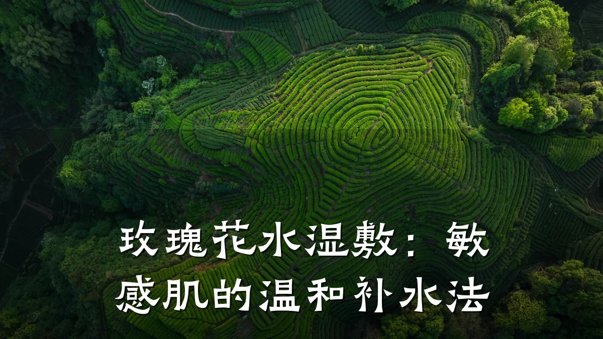 玫瑰花水湿敷：敏感肌的温和补水法
