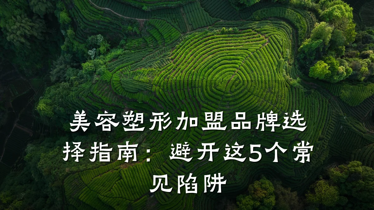 美容塑形加盟品牌选择指南：避开这5个常见陷阱