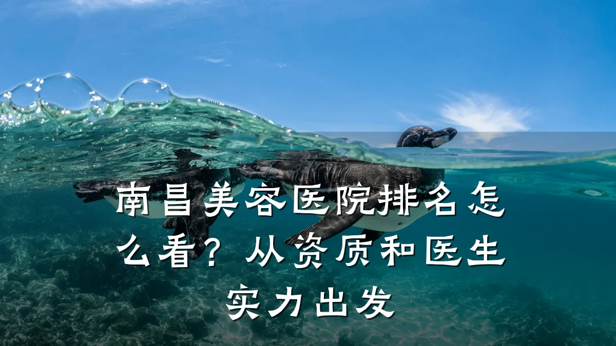 南昌美容医院排名怎么看？从资质和医生实力出发
