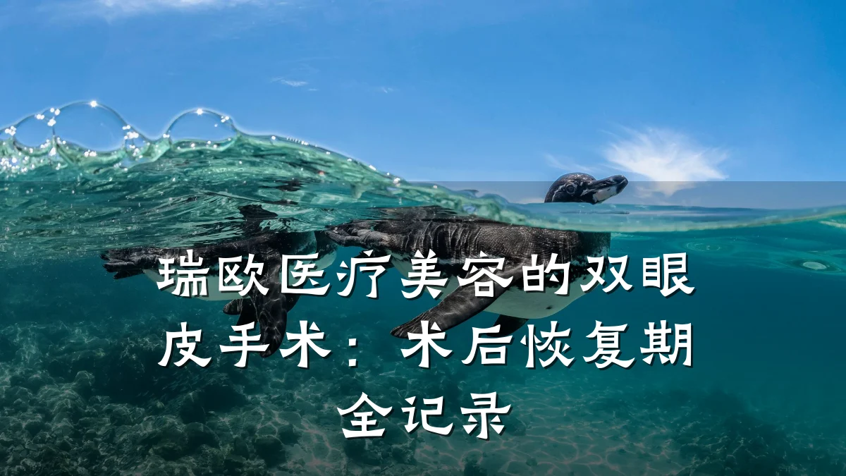 瑞欧医疗美容的双眼皮手术：术后恢复期全记录