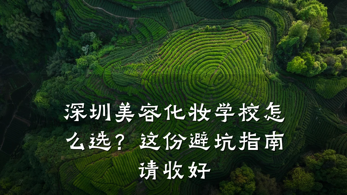 深圳美容化妆学校怎么选？这份避坑指南请收好