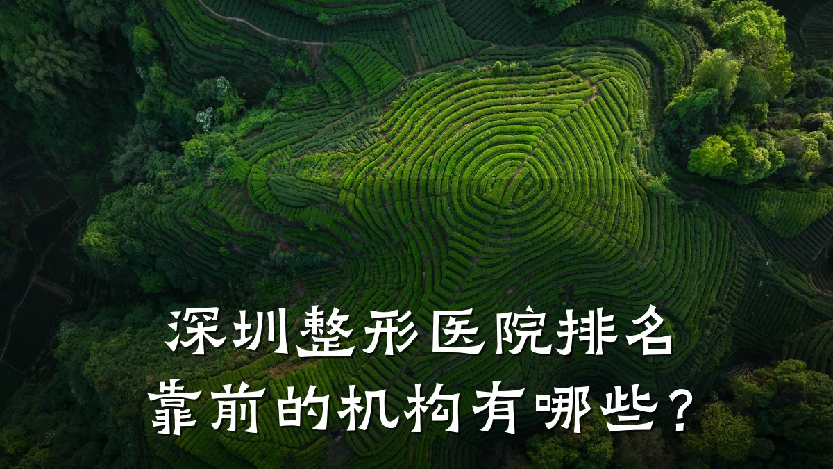 深圳整形医院排名靠前的机构有哪些？