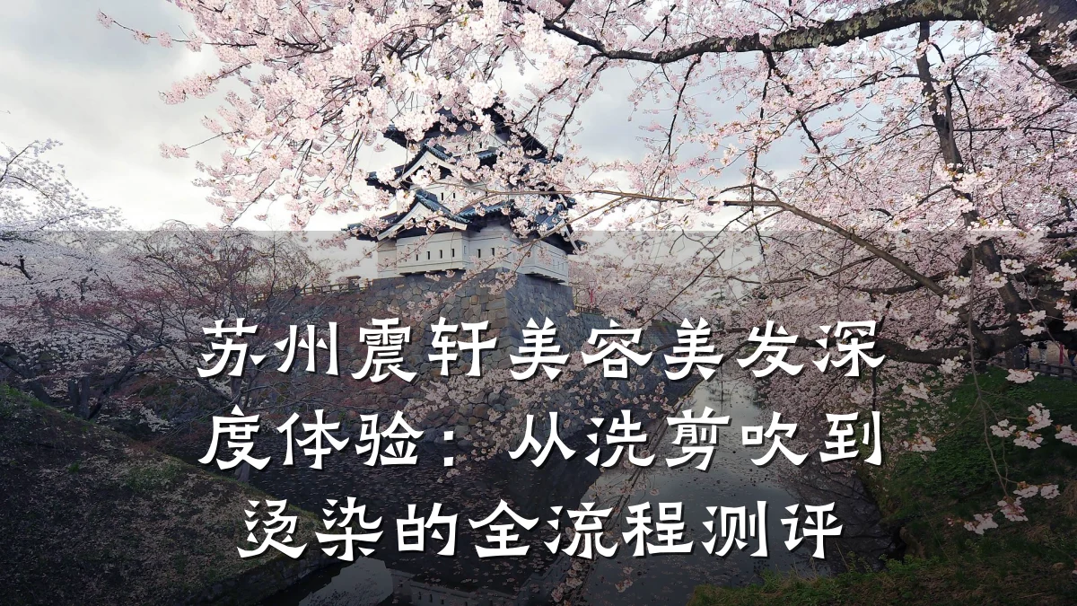 苏州震轩美容美发深度体验：从洗剪吹到烫染的全流程测评