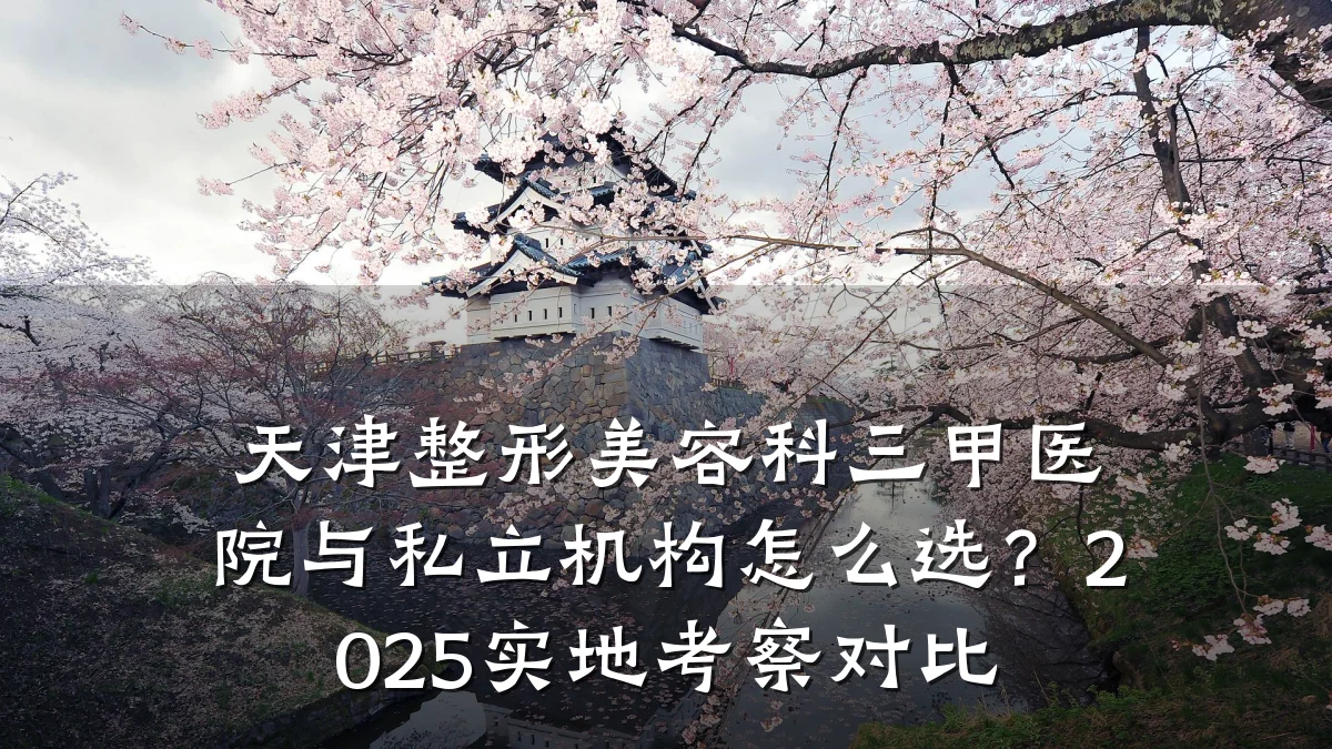 天津整形美容科三甲医院与私立机构怎么选？2025实地考察对比
