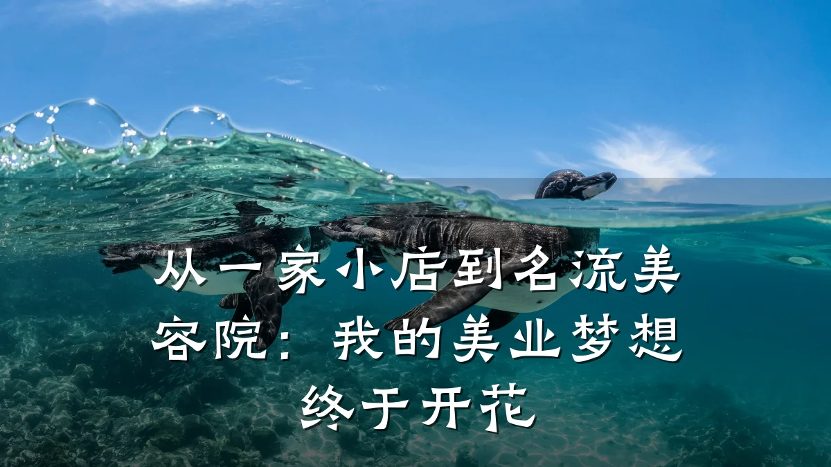从一家小店到名流美容院:我的美业梦想终于开花