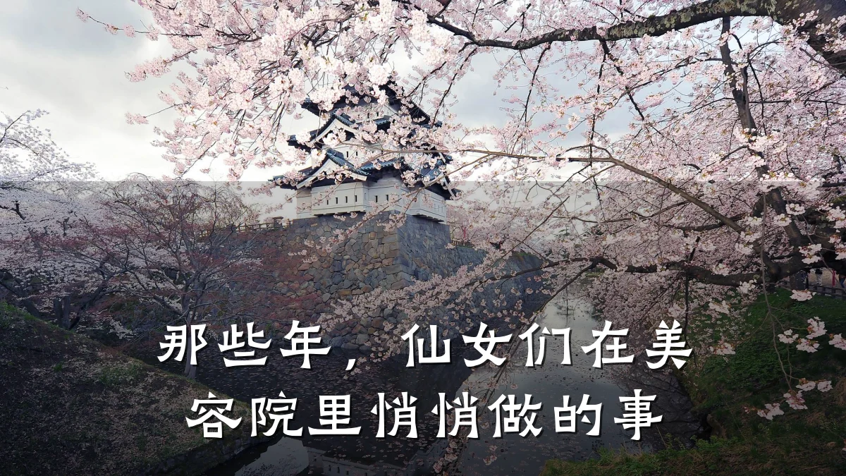 那些年,仙女们在美容院里悄悄做的事
