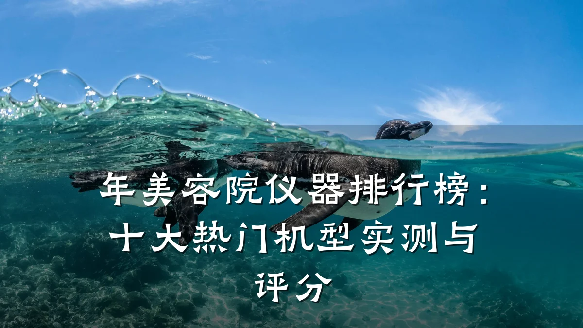年美容院仪器排行榜:十大热门机型实测与评分