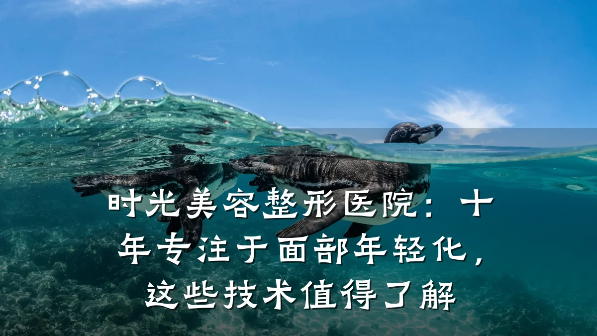 时光美容整形医院：十年专注于面部年轻化，这些技术值得了解